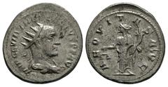 Coins - Roman Imperial Roman Imperial Coins - Trajan Decius - Aequitas Antoninianus. 250-251 AD. Antioch mint. Obv: IMP C M Q TRAIANVS DECIVS P F AVG legend with radiate and draped bust right. Rev: AE