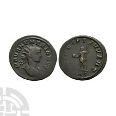 Coins - Roman Imperial Numerian - Caesar Standing AE Antoninianus 282 A.D. Struck under Carus, Rome mint. Obv: M AVR NVMERIANVS CAES legend with radiate and draped bust right. Rev: PRINCIPI IVVENT leg