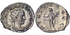 Roman coins Empire Herennius Etruscus (250-251 AD) Antoninianus Rome Ø 22 mm Cohen 11. 3.39 g. A.XF