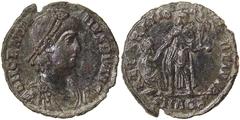 Roman coins Empire Gratianus (366-383 AD) Æ Issue 378-383 AD Aquileia SMAQS, Ø 23 mm RIC IX 30a, Paolucci-Zub 722. 4.52 g. RR XF