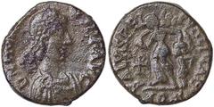 Roman coins Empire Honorius (393-423 AD) Æ Issue 388-402 AD Aquileia AQS, Ø 12,5 mm RIC IX 58d, Paolucci-Zub 819. 1.46 g. R A.VF