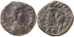 Roman coins Empire Theodosius I (379-395 AD) Æ Issue 388-393 AD Aquileia AQS, Ø 13 mm RIC IX 58b, Paolucci-Zub 797. 1.17 g. R F