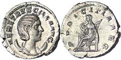 Roman coins Empire Herennia Etruscilla (249-251 AD) Denarius Rome RIC 59 b, C.19. 3.56 g. A.UNC