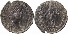 Roman coins Empire Gratianus (366-383 AD) Æ Issue 378-383 AD Aquileia SMAQS. RIC IX 30a, Paolucci-Zub 722. 4.52 g. RR SPL