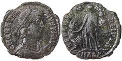 Roman coins Empire Gratianus (366-383 AD) Æ Issue 378-383 AD Aquileia SMAQP. RIC IX 30a, Paolucci-Zub 722. 3.49 g. R BB