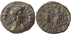 Roman coins Empire Theodosius I (379-395 AD) Æ Issue 383-388 AD Aquileia SMAQS. RIC IX 47b, Paolucci-Zub 794. 1.18 g. R Q.BB