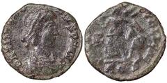 Roman coins Empire Theodosius I (379-395 AD) Æ Issue 388-393 AD Aquileia AQS. RIC IX 58b, Paolucci-Zub 797. 1.17 g. R MB