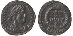 Roman coins Empire Valentinian II (375-392 AD) Small bronze Sirmium Montenegro 5591. 3.19 g. NC BB-