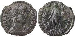 Roman coins Empire Gratianus (366-383 AD) Æ Issue 378-383 AD Aquileia SMAQP. RIC IX 30a, Paolucci-Zub 722. 3.49 g. R BB