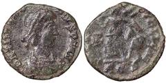 Roman coins Empire Theodosius I (379-395 AD) Æ Issue 388-393 AD Aquileia AQS. RIC IX 58b, Paolucci-Zub 797. 1.17 g. R MB