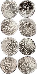 Coins - Middle East Middle East Mamluk Lot 4 AR Dirhams 1293 - 1341 Silver; Muhammad I; VF