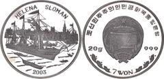 Coins - Asia Korea 7 Won 2003 Helena Sloman