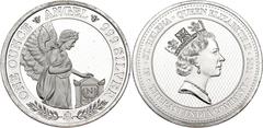Coins - Africa Saint Helena 1 Pound 2021 KM# 103, N# 294634; Silver 31.1 g.; 200th Anniversary of the death of Napoleon I on the island of Saint Helena; "Napoleon Angel"; UNC