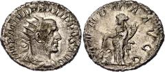 Coins - Ancient World Roman Empire Philip I Arab AR Antoninianus 244 - 249 AD (ND) RIC 28, RSC 25; Silver 3.89 g.; Philip I Arab AD 244-249; Rome Mint; Obv: IMP M IVL PHILIPPVS AVG. Bust of Philip the