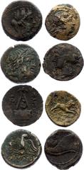 Ancient World Ancient World Ancient Greece, Lot of 4 Pieces Bronze 400 - 200 B.C. Ancient Greece, lot of 4 pieces bronze