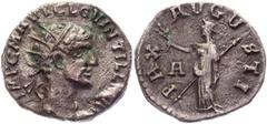 Coins - Ancient World Roman Empire Antoninianus 270 AD, Quintillus RIC 26; Billon 3,03 g.; Obv: IMPCMAVRCLQVINTILLVSAVG - Radiate, draped bust right. Rev: PAXAVGVSTI - Pax standing left, holding branc