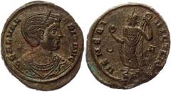 Coins - Ancient World Roman Empire Follis 310 - 311 AD, Galeria Valeria RIC 211 (Siscia); Copper 6,20 g.; Obv: GALVALERIAAVG - Draped bust right. Rev: VENERIVICTRICI Exe: //SIS - Venus standing left, 