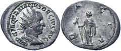 Coins - Ancient World Roman Empire Trajan Decius AR Antoninianus 249 AD RIC 12b; RSC 16; Silver 3.83 g.; Trajan Decius (249-251); Obv: IMP C M Q TRAIANVS DECIVS AVG, radiate, cuirassed bust of Trajan 