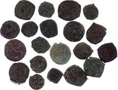 Coins - Europe Ottoman Empire 20 x Mangir 15th - 16th Century Various Dates & Motive