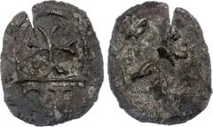 Coins - Europe Wallachia Grosh 1424 - 1435 (ND) 0.21 g.; Nick Redwitz - Nikolaus Redwitz 1429 - 1435 AD Severiner Banat, Wallachia