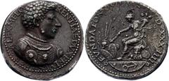 Coins - Europe Italian States Tuscany Florence Bronze Medal "Alessandro de'Medici" 1534 Attwood 771; Bronze 13.77 g., 34 mm; by Domenico di Polo de' Vetri; Alessandro de'Medici, Duke of Florence (1532