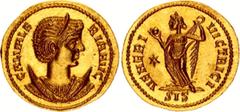 Coins - Ancient World Roman Empire Aureus 308 AD Galeria Valeria RIC 196 (VI, Siscia), Depeyrot 11/7, C 4; Gold 5.37 g; Obv: GALVALERIAAVG - Diademed, draped bust right. Rev: VENERIVICTRICI Exe: SIS -