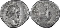 Roman Imperial Pertinax. Denarius; Pertinax; 193 AD, Rome, Denarius, 3.14g. BM-24, C-56 (50 Fr.), RIC-13a (R2). Obv: IMP CAES P HELV - PERTIN AVG Head laureate r. Rx: VOT DECE - N TR P COS II Pertinax