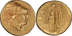 Ancient Greek Seleucus I Nikator, Alexander III of Macedon Type. Stater; Seleucus I Nikator, Alexander III of Macedon Type; 312-281 BC. Babylon, c. 311-300 BC, Stater, 8.57g. HGC-9, Price-3707 var. Ob