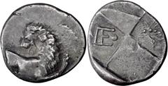 Ancient Greek Tauric Chersonesus, Cherronesus. Achaean League Hemidrachm, ex BCD; Tauric Chersonesus, Cherronesus; c. 400-350 BC, Hemidrachm, 2.33g. Cf. Grose-4114 and BM-41. Obv: Forepart of lion r.,