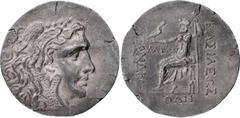 Ancient Greek Alexander III. Tetradrachm; Alexander III; 336-323 BC, Odessus, c. 125-70 BC, under Mithradates VI of Pontus, Tetradrachm, 15.90g. Price-1194. Obv: Portrait r. of Alexander III as Hercul