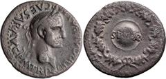 Roman Imperial Galba. Denarius; Galba; 68-69 AD, Spain, 68-69 AD, Denarius, 3.10g. Cf. BM-190, pl. 53.20 and RIC-47, pl. 24 (different obv. legend). Obv: SER GALBA IMP CAESAR AVG P M TR P Head laureat