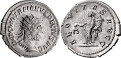 Roman Imperial Trajan Decius. Antoninianus; Trajan Decius; 249-251 AD, Antioch, Antoninianus, 3.84g. RIC-45 (R), C-9 (Vienna, 6 Fr.). Obv: IMP C M Q TRAIANVS DECIVS AVG Bust radiate, cuirassed r. Rx: 
