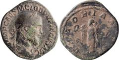 Roman Imperial Pupienus. Sestertius; Pupienus; 238 AD, Rome, Sestertius, 17.61g. BM-58, C-38 (12 Fr.), RIC-23a. Obv: IMP CAES M CLOD PVPIENVS AVG Bust laureate, draped, cuirassed r. Rx: VICTORIA AVG[G