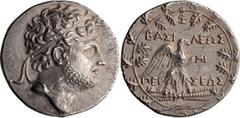 Ancient Greek Macedonia, Perseus, 178-168 BC. Tetradrachm; Macedonia, Perseus, 178-168 BC; Pella or Amphipolis, c. 174-173 BC, Tetradrachm, 16.95g. De Luca "The Tetradrachms of Perseus of Macedonia" 1