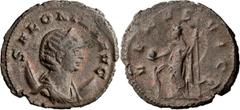 Roman Imperial Salonina. Antoninianus; Salonina; Mediolanum, 260-268 AD, Antoninianus, 3.27g. RIC-66. Obv: SALONINA AVG Bust of Salonina, diademed, draped, r., on crescent. Rx: VENVS VICT Venus, drape