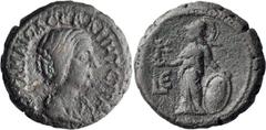 Roman Imperial Julia Maesa. ; Julia Maesa; Alexandria, Year 5 = 221/2 AD, Billion Tetradrachm, 13.47g. Emmett-3948/5 (R5), citing Dattari-Savio pl. 227, 9836 (our coin). Obv: IOVΛ MAICA CEBA MHT CTPA 