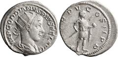 Roman Imperial Gordian III. Antoninianus; Gordian III; 238-244 AD, Rome, 242 AD, Antoninianus, 4.85g. RIC-93, C-266. Obv: IMP GORDIANVS PIVS FEL AVG Bust radiate, draped, cuirassed r. Rx: [P M T]R P V