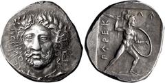 Ancient Greek Lycia, Perikle. Stater; Lycia, Perikle; c. 380-375 BC, Stater, 9.88g. Congresso Internationale di Numismatica-196/ Mithrapata und Perikles, Leo Mildenberg, Mithrapta 24 (A15/r19). Obv: L
