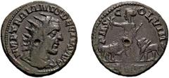 Roman Trajan Decius. AE 22; Trajan Decius; 249-251 AD, Viminacium, Year 11=249/50 AD, AE 22, 5.22g. RPC-8 (8 spec.), AMNG-126 (5 spec.), Varbanov-163 corr. Obv: IMP TRAIANVS DECIVS AVG Bust radiate, d