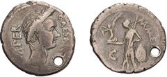 Roman Republic & Imperatorial Julius Caesar. Denarius; Julius Caesar; Rome, 44 BC, Denarius, 3.48g. Cr-480/17; Syd-1055; Sear, Imperators-101; C-35 (15 Fr.); same dies as Alföldi pl. CXXII, 112-113. O