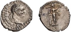 Roman Imperial Vespasian. Achaean League Hemidrachm, ex BCD; Vespasian; 69-79 AD, Caesarea, Cappadocia, c. 73-7 AD, Hemidrachm, 1.68g. RPC-1659, Syd-94, Metcalf-17. Obv: AVTOKP KAICAP OVEC?ACIANOC CEB