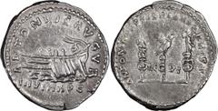 Roman Imperial Marcus Aurelius and Lucius Verus, Restoring Mark Antony. Denarius; Marcus Aurelius and Lucius Verus, Restoring Mark Antony; Rome, Denarius, 3.45g. BM-500, RIC-443, C-83 (Mark Antony, 10