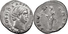 Roman Coins Otho. Denarius; Otho; 69 AD, Rome, Denarius, 3.29g. BM-17, Paris-10, C-17 (12 Fr.), RIC-8 (R2). Obv: IMP M OTHO CAES[AR AVG T]R P Head bare r. Rx: SECV - RI - TAS P R Securitas standing l.