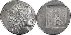 Greek Lycian League, Cragus. Achaean League Hemidrachm, ex BCD; Lycian League, Cragus; 1st cent. BC, Hemidrachm, 1.91g. Troxell-90. Obv: Laureate head of Apollo r. Rx: Lyre in incuse square; ethnic ar