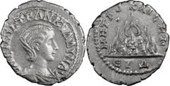 Roman Tranquillina. Drachm; Tranquillina; Caesarea, Cappadocia, Year 4=241 AD, Drachm, 3.14g. Emporium Hamburg 71, 8 May 2014, lot 296 (same dies); bust and legend var. of Sydenham/Malloy-617aa. Obv: 