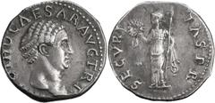 Roman Coins Otho. Denarius; Otho; 69 AD, Rome, Denarius, 3.57g. BM-19, Paris-12, C-15 (12 Fr.), RIC-10 (R3). Obv: [IMP] OTHO CAESAR AVG TR P Head bare r. Rx: SECVRI - TAS P R Securitas standing l. hol