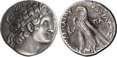 Ancient Greek Coins Ptolemaic, Ptolemy VIII, 145-116 BC. Tetradrachm; Ptolemaic, Ptolemy VIII, 145-116 BC; Paphos, Year 30 = 141/40 BC, Tetradrachm, 14.00g. Svoronos-, SNG Cop-. Obv: Diademed head of 