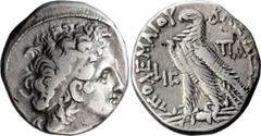 Ancient Greek Coins Ptolemaic, Ptolemy X. Tetradrachm; Ptolemaic, Ptolemy X; 101-88 BC. Alexandria, Year 16=99/98 BC, Tetradrachm, 14.17g. SNG Cop-365, Svoronos-1676. Obv: Diademed head of king r. wit