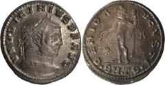 Ancient Roman and Byzantine Coins Licinius I. Follis; Licinius I; 308-324 AD, Thessalonica, 308-11 AD, Follis, 6.88g. RIC-30b (C2)= 40b (C ), officina A=1. Obv: VAL LICINIVS P F AVG Head laureate r. R