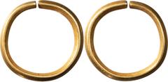 Ancient Coins Celtic Gold Ring Money. ; Celtic Gold Ring Money; Mid-first millennium BC, (c. 500 BC), Ireland, 5.23g. The piece is relatively large for Celtic gold ring money, which tends to be about 